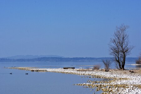 Lake landscape chiemsee