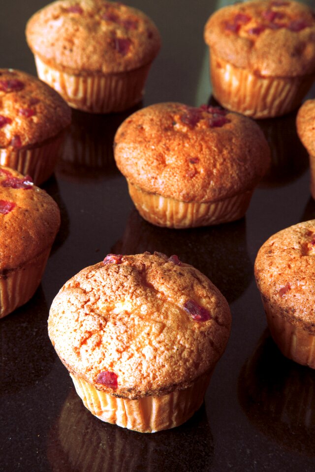 Chocolate baking cupcakes photo