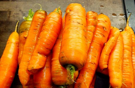 Healthy orange vegetable photo