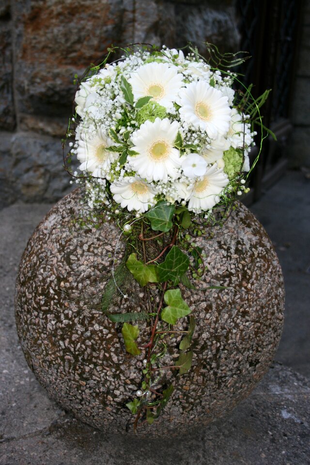 Marriage wedding bouquet white