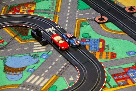 Racing car runway speed