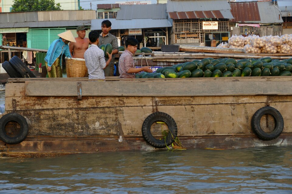 Boat trip river market