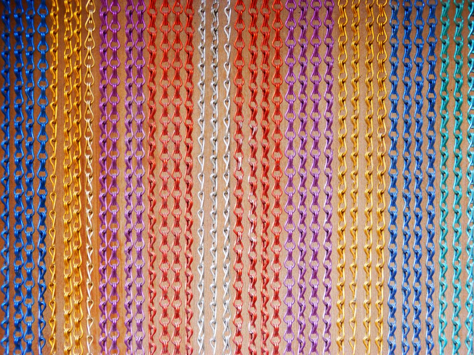 Colors metallic decoration