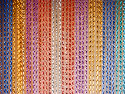 Colors metallic decoration