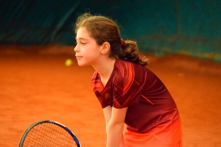 Racket action athlete