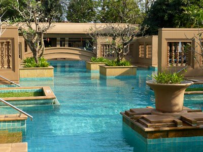 Water swimming pool vacations