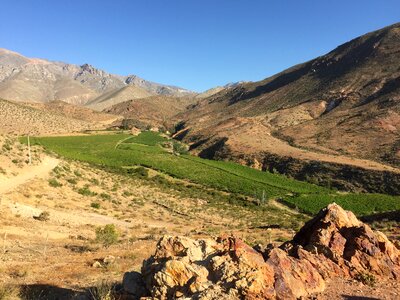 Field landscape mountain