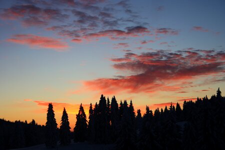 Abendstimmung landscape evening sky