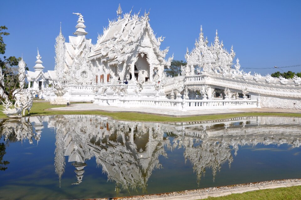 Chiang rai province white buddhist