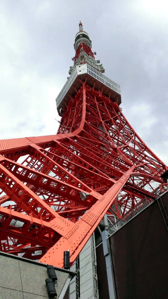 Tokyo the beach tower red