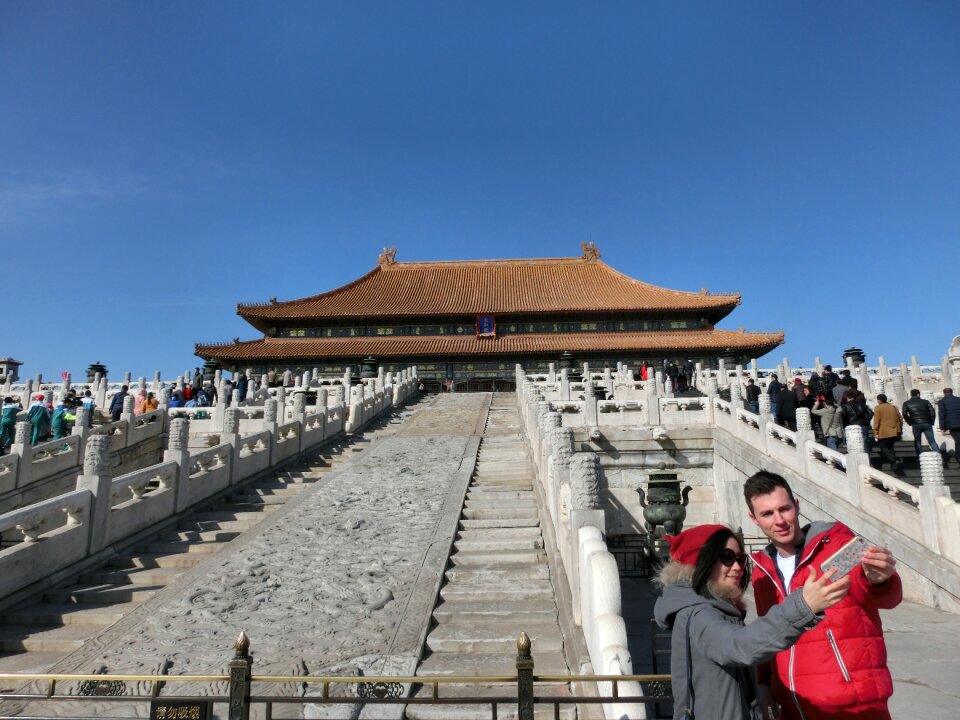 Asia stairs tourists