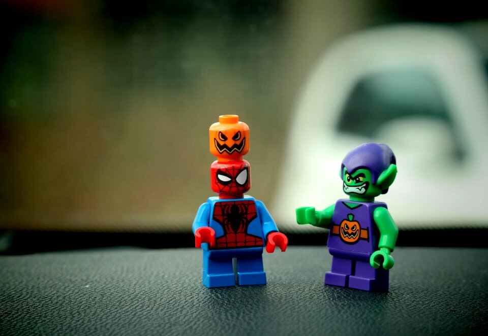 Toys legomaennchen close up