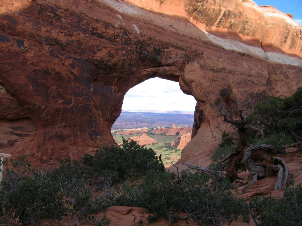 Hole rock arches national park