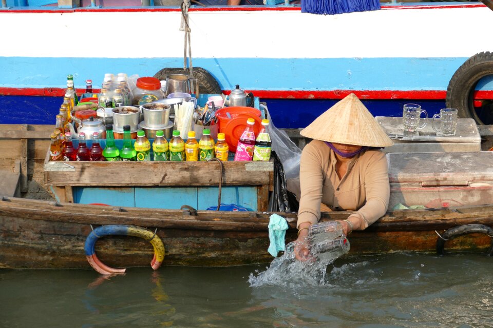Boat trip river market