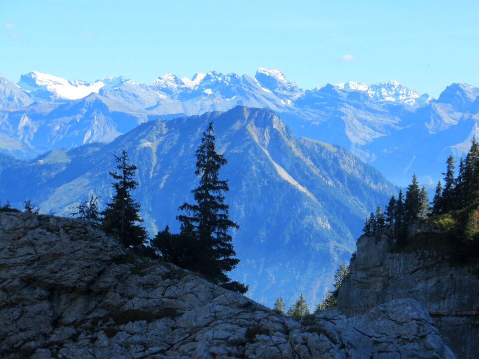 Mountains panorama massif