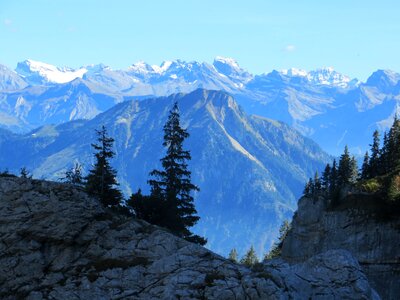 Mountains panorama massif