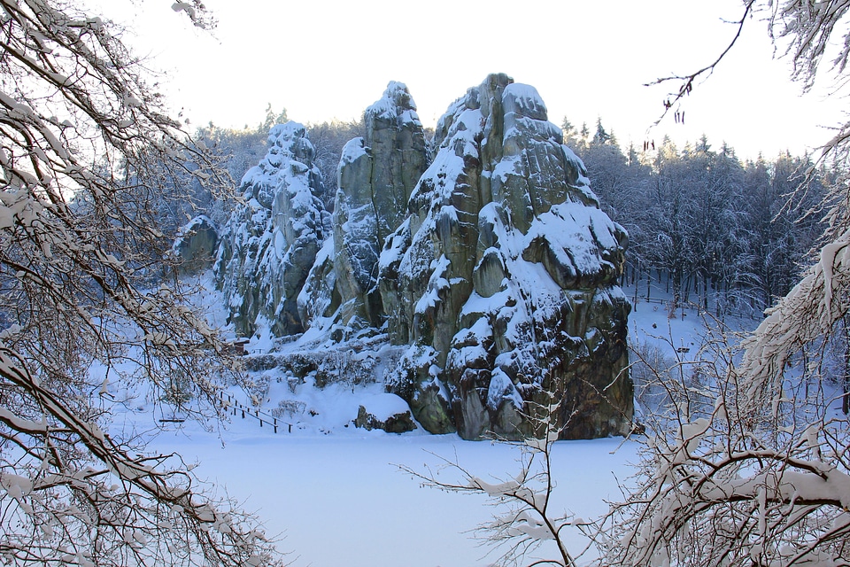 Mystical stones winter