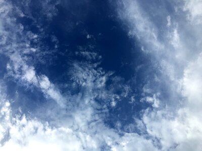 Day blue cloudscape photo