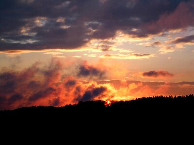Afterglow sun abendstimmung