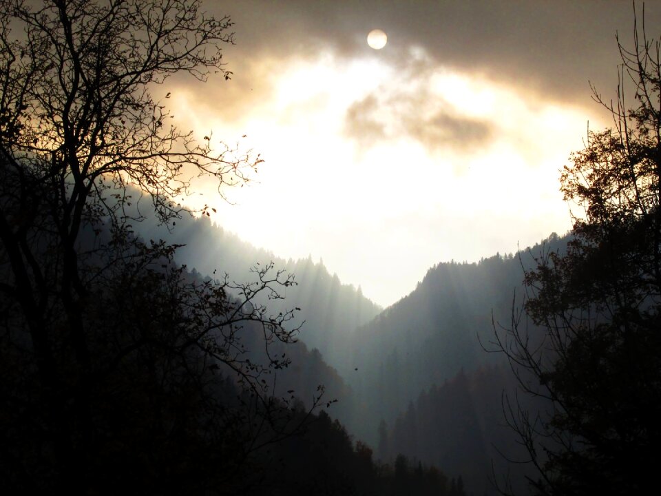 Nature mountains clouds