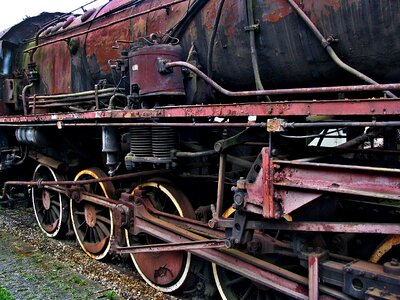 The museum steam locomotive round-house