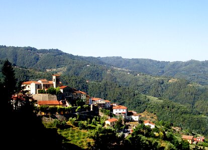 Tuscany borgo landscape