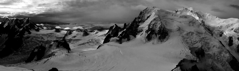 Panoramic mountain landscape