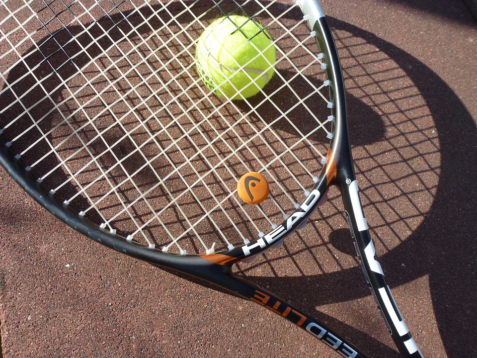 Sport play tennis ball