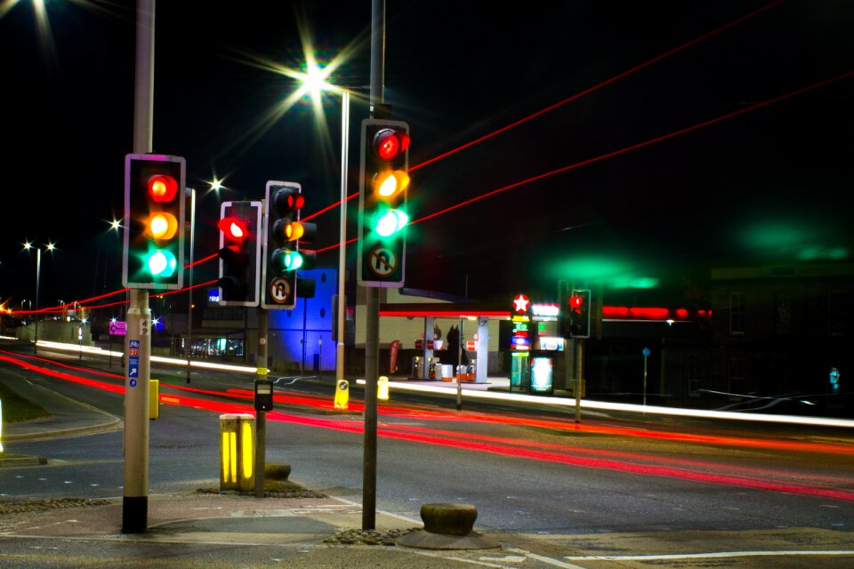 Street traffic light road