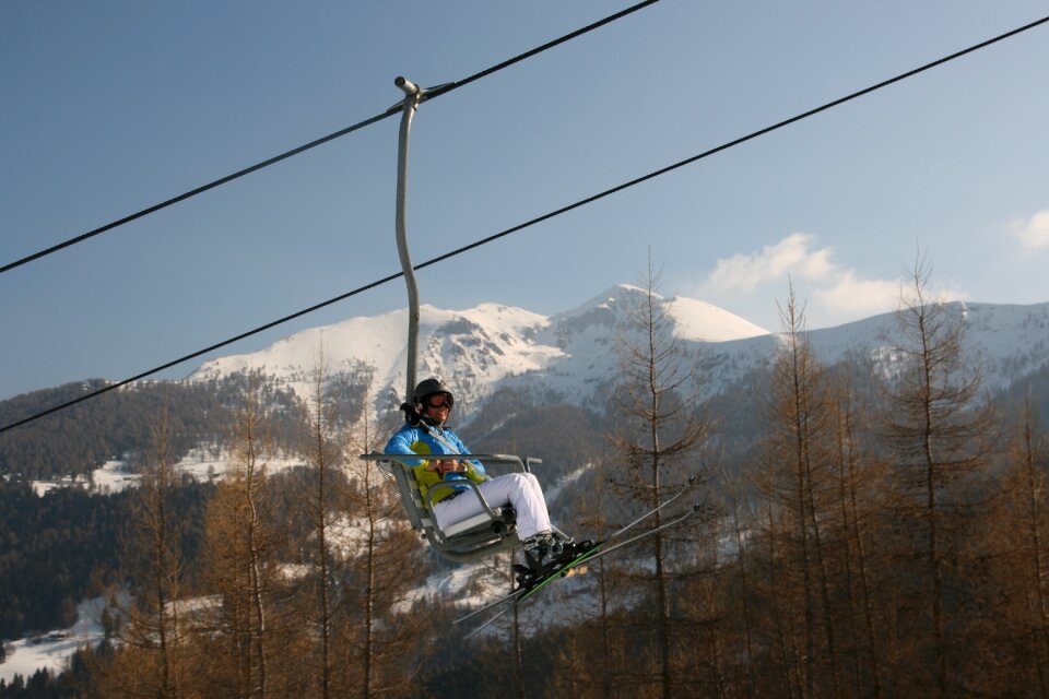 Ski-lift chairlift panarotta