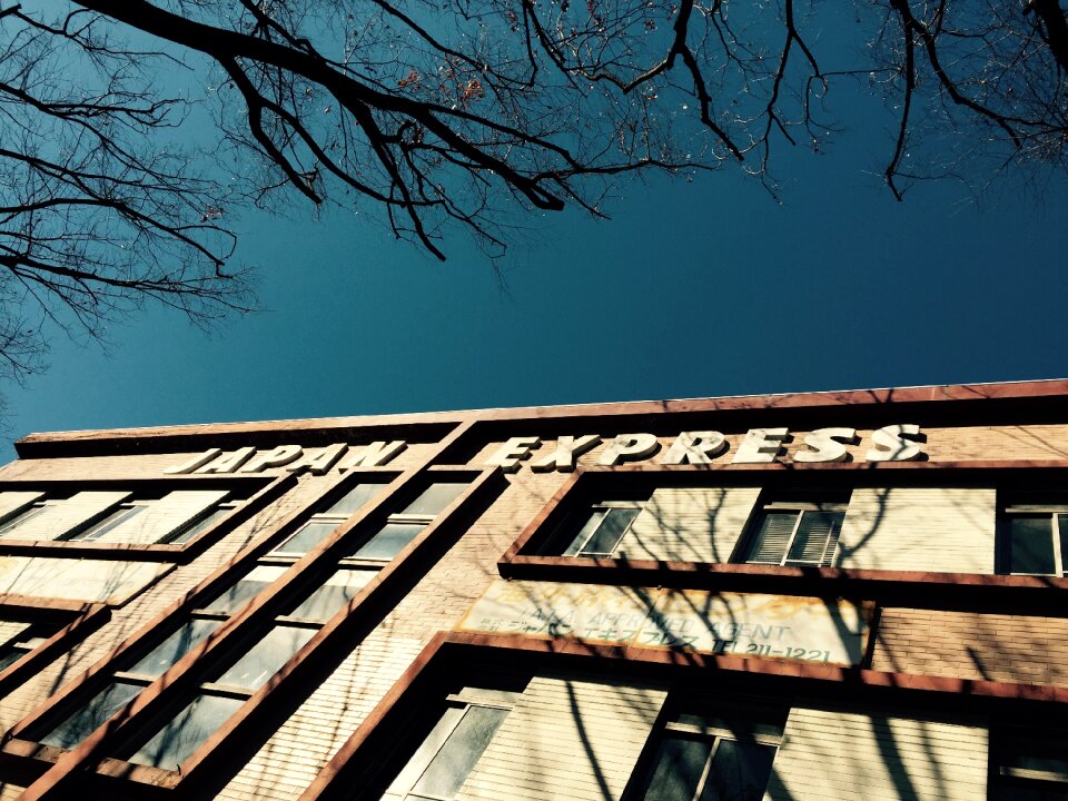 Cafe landscape building