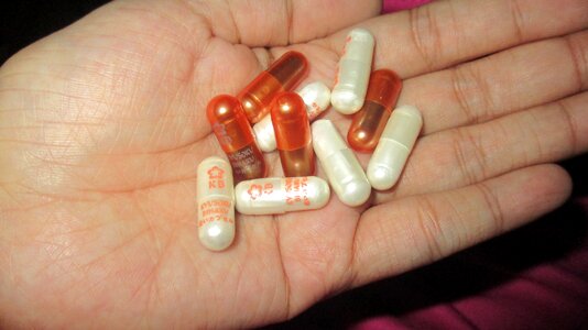 Brown medicine brown pills