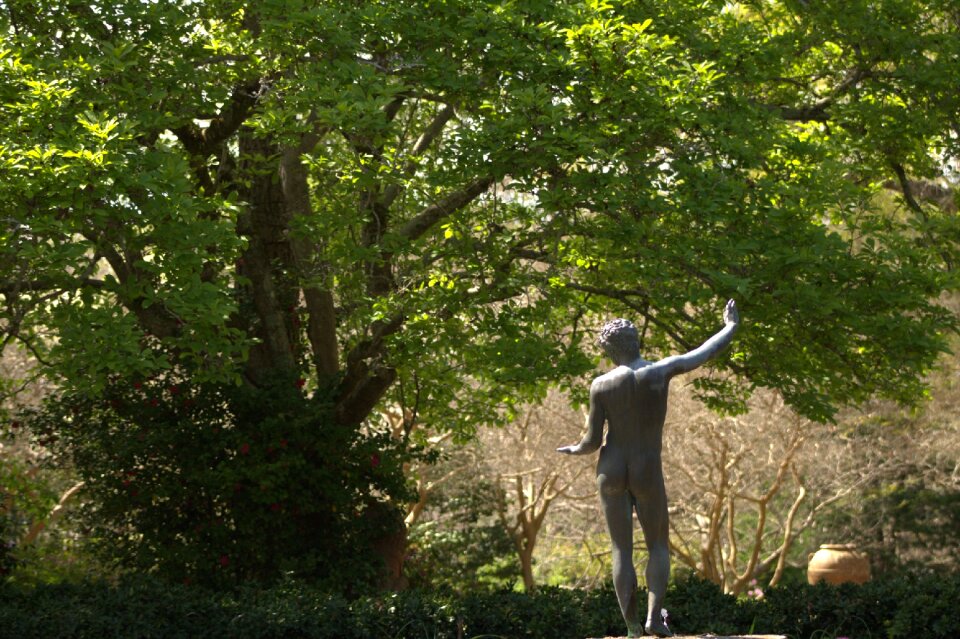 Greek sculpture green
