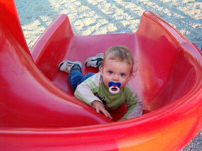 Boy fun spring