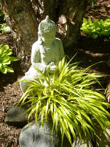 Garden decor stone