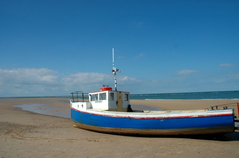 Beach blue mystery photo