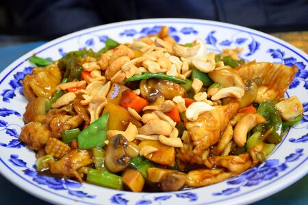 Food cashew chicken photo