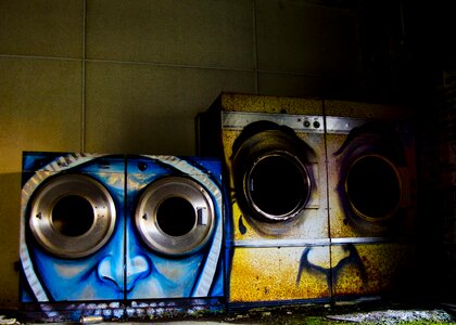 Washing machine face
