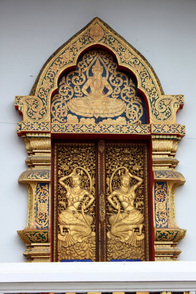 Window temple north thailand