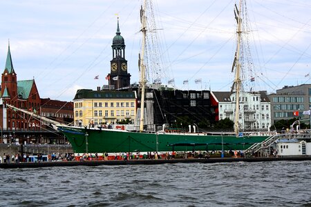 Sailing vessel port hanseatic city