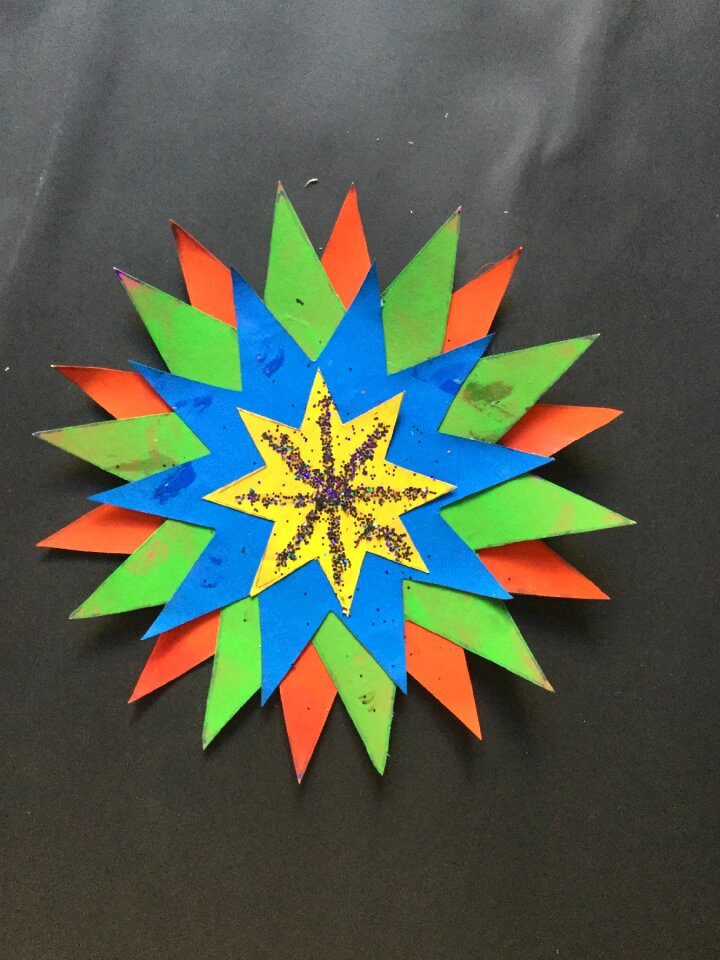 Stellate polygons high school art