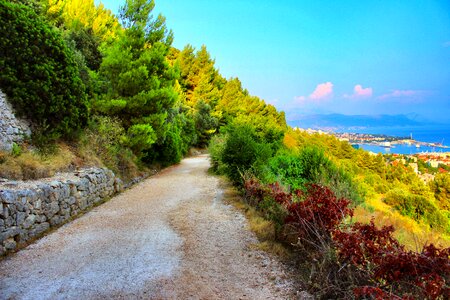 Gravel rural landscape photo