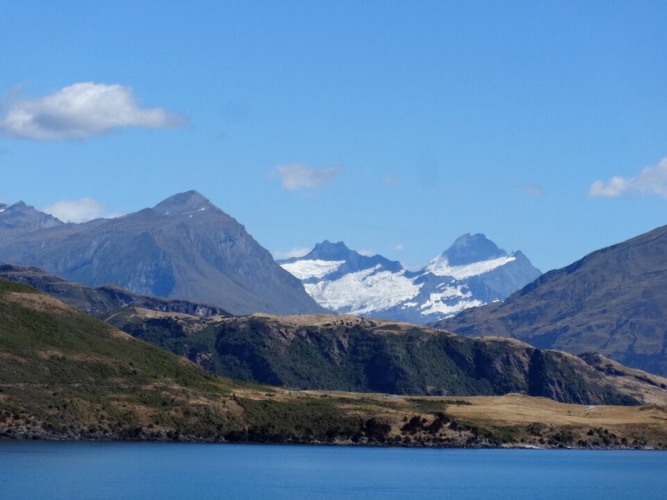 Lake mountain landscape