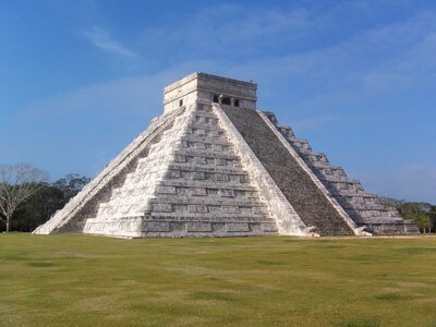 Yucatan maya mayan pyramid photo