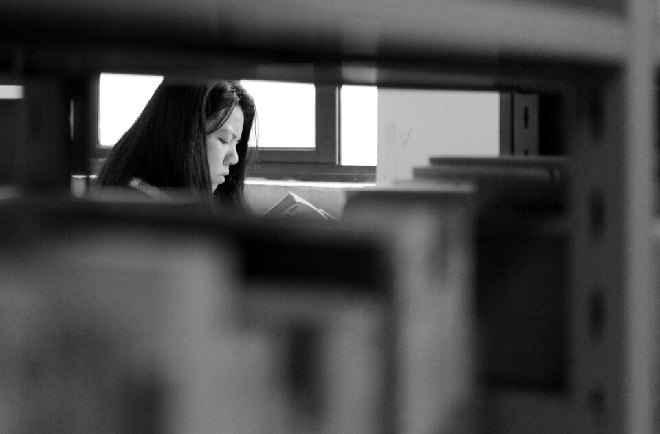 Library people read