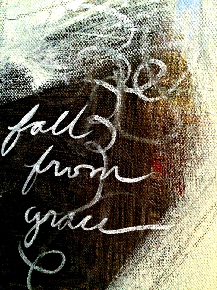 Artwork texture dripping