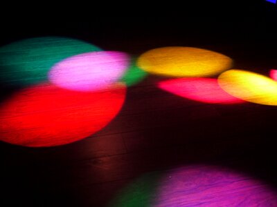 Disco lights color