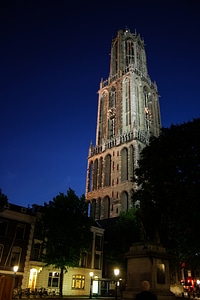 Utrecht tower night photo