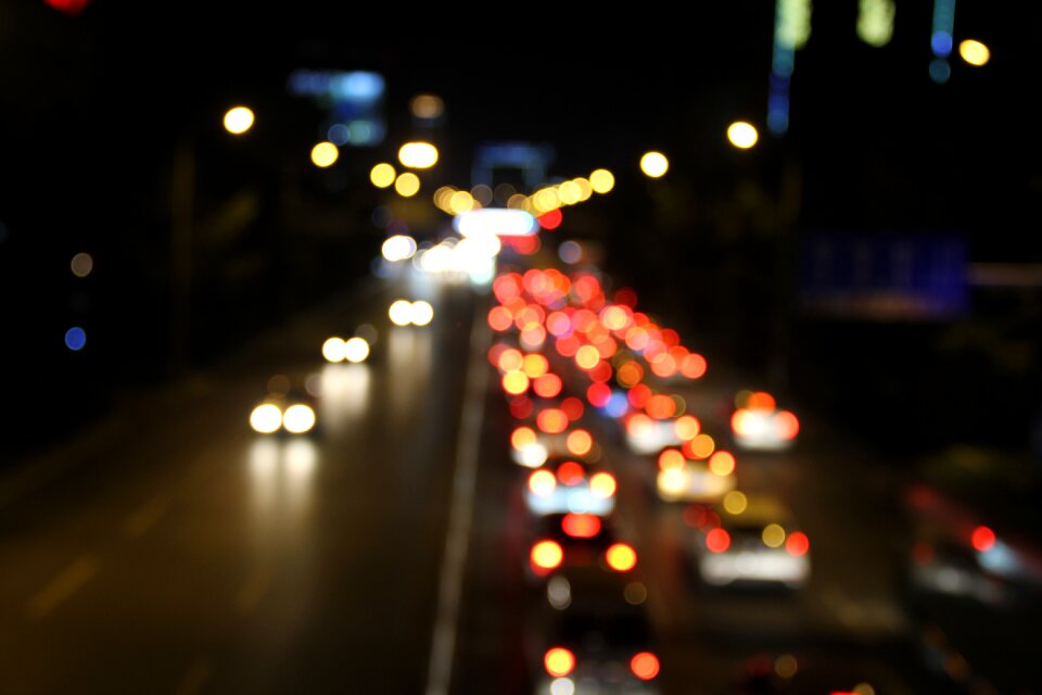Street bokeh light