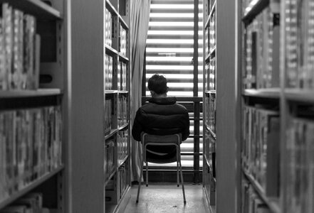 Library people read